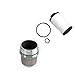 Yiklwwy DQ250 Dual Clutch Automatic Transmission Filter & Filter Housing Kit 02E305045 Replacement For AUDI A3 TT SEAT SKODA VW Golf Jetta Passat Tiguan Touran 02E305051D