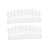 Décor de modèle de clôture - superbe décor de modèle de clôture pour jardins table de sable, clôture pour table de sable.