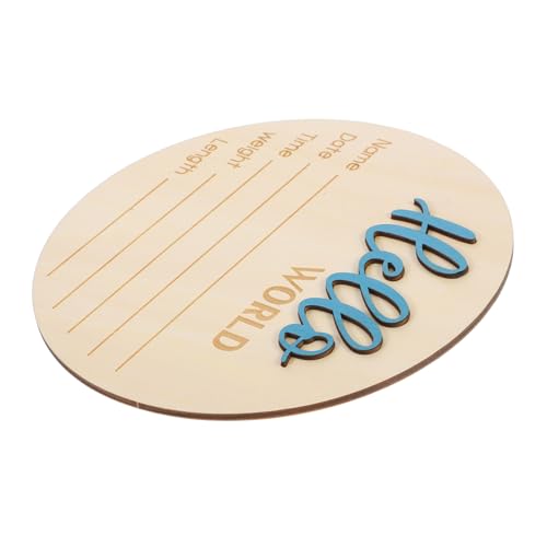 Totority Name Sign for Birth Announcement Wooden Bulletin Board Baby Shower Sign Safe Photography Prop