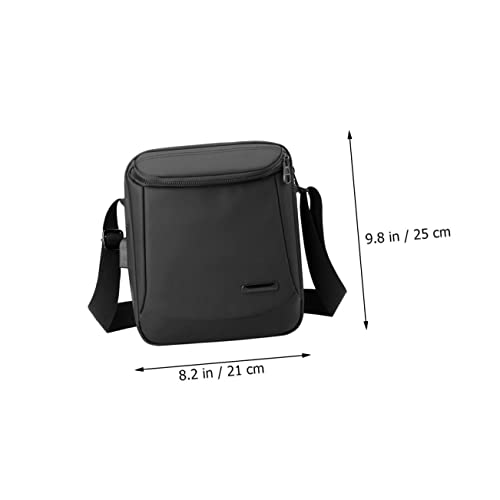 Nylon Crossbody Bag for Men and Women Plain Briefcase for Business and Casual Use Lightweight and Commuting Shoulder Bag Multiple Carrying Options for Students and Professionals2