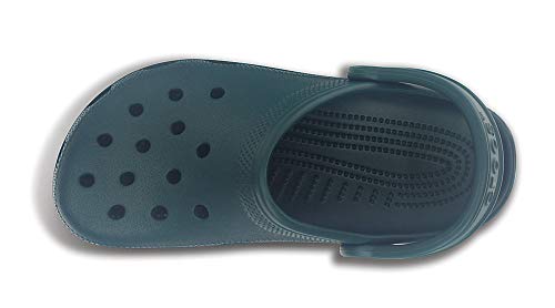 Image of Crocs unisex adult Men's and Women's Classic (Retired Colors) Clog, Evergreen, 15 Women 13 Men US