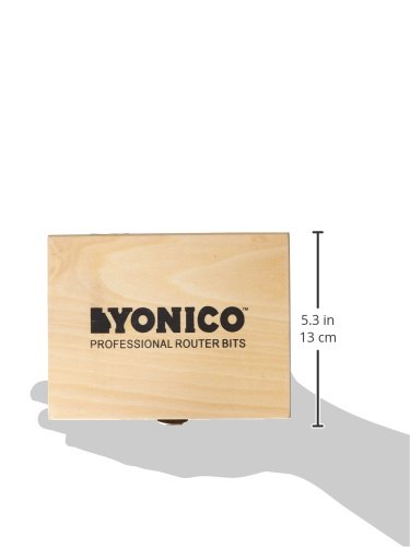 ⭐️mitre⭐️ YONICO Lock Miter 22.5 Degree 2 Bit Router Bit Set 22.5