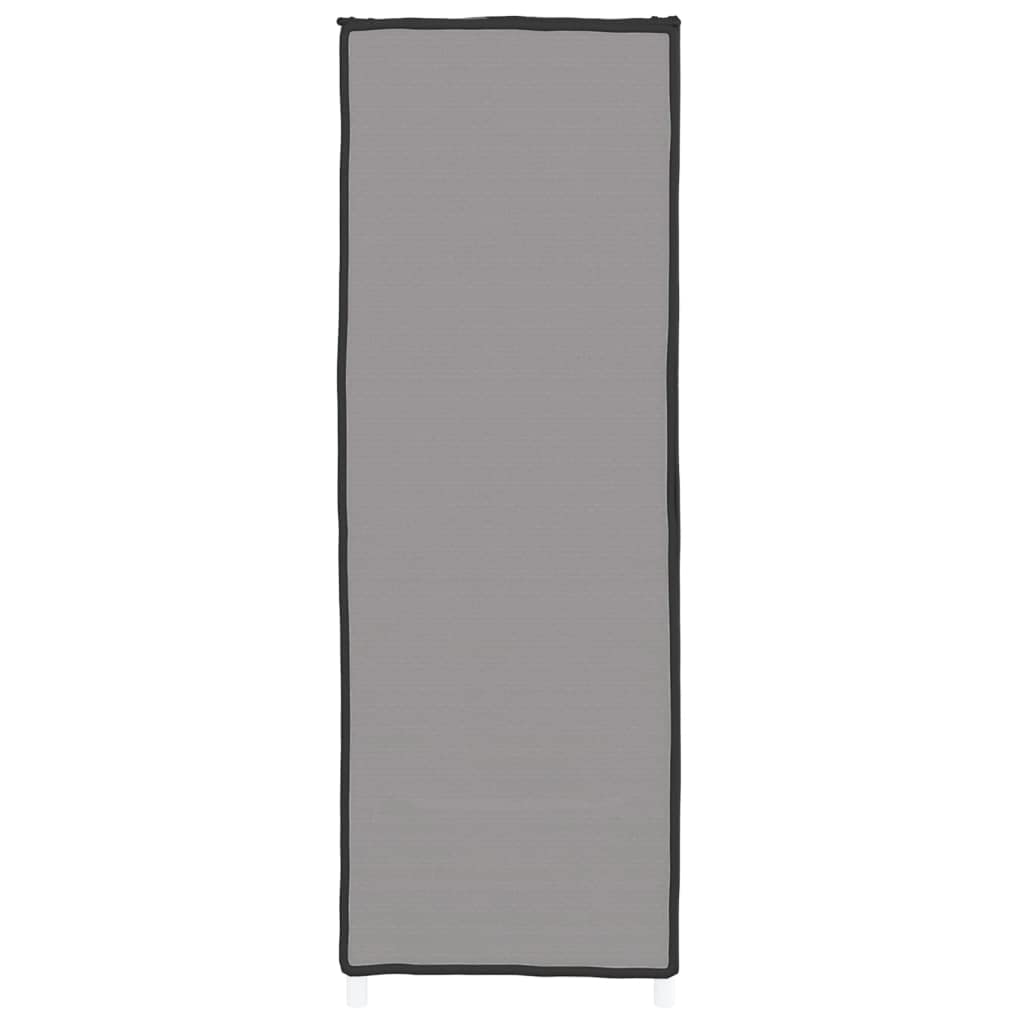 Schuhschrank Grau 60x28x90 cm Stoff, Schuhe Organizer, Schuhe Aufbewahrung, Schuhregal für schmalen Flur, Shoe Rack für Eingang, Flur