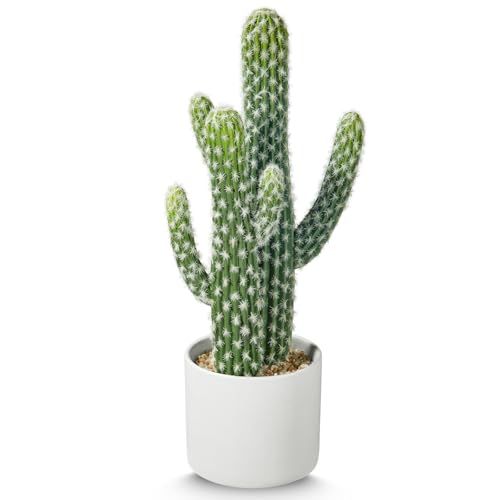 ASTRIDIA 1pack Fake Plants with Ceramic Pots Home Decor