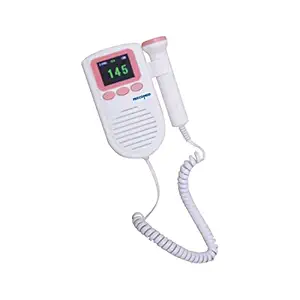 Niscomed Professional Fetal Doppler (Pocket Friendly) With Sound Alarm Function and Built-In Speaker (ND-105)