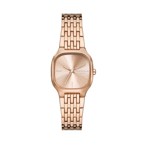 Skagen Damen Analog Quarz Uhr mit Edelstahl Armband SKW3166