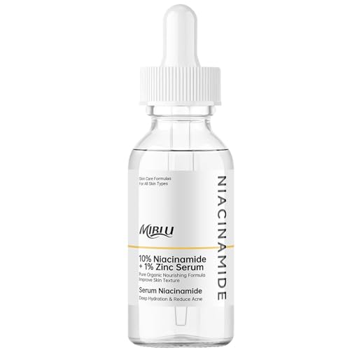 Niacinamide Serum for Face, 30ML/1 Fl Oz Niacinamide 10% + Zinc 1...