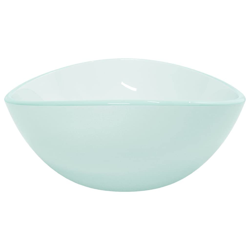 Lavabo de cristal templado 54,5 x 35 x 15,5 cm mate