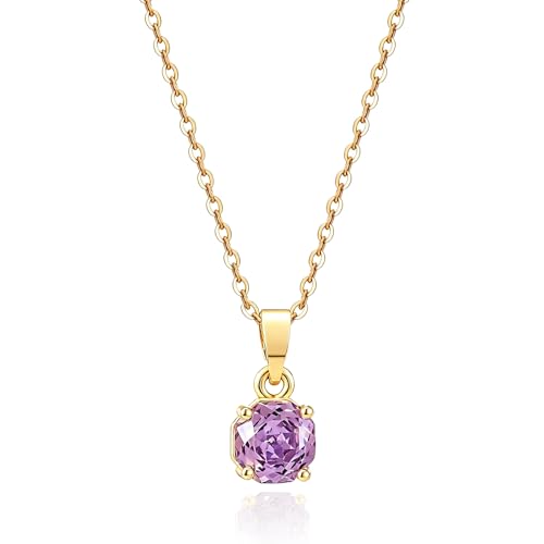 Collier de naissance février femme : Idée cadeau Saint-Valentin