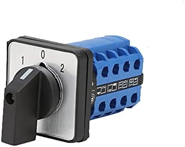 Changeover Selector Switch 32A 3- Position 4 Pole 16 Screw Terminals Universal Rotary Cam Selector