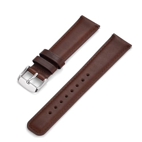 Bracelet montre cuir véritable à dégagement rapide pour le bureau