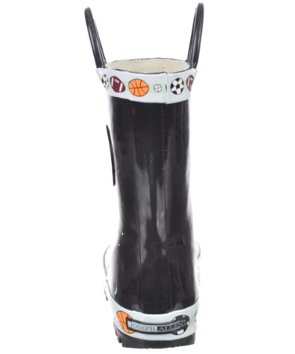 Joseph Allen Boy's Black Multi Sports Fashion Rain Boots Shoes #TOP4