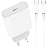 Was Sie Bekommen: 1x 30W USB C Schnellladegerät und 1 x 2m USB-C auf USB-C ladekabel.