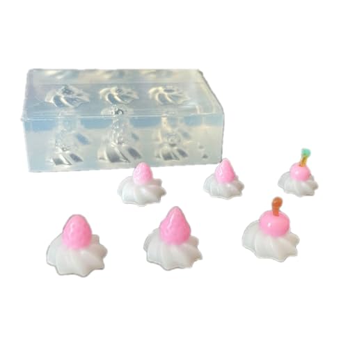 Cream Strawberry Resin Molds Silicone Mold Fondants Chocolate Molds DIYs Cake