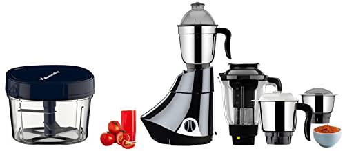 Butterfly 750 Watts 4 Jar Mixer Grinder and 600 ml Unbreakable Chopper Combo