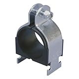 NVENT Caddy Tubing Strut Cushion Clamp, Electro-Galvanized Steel with Polypropylene Cushion