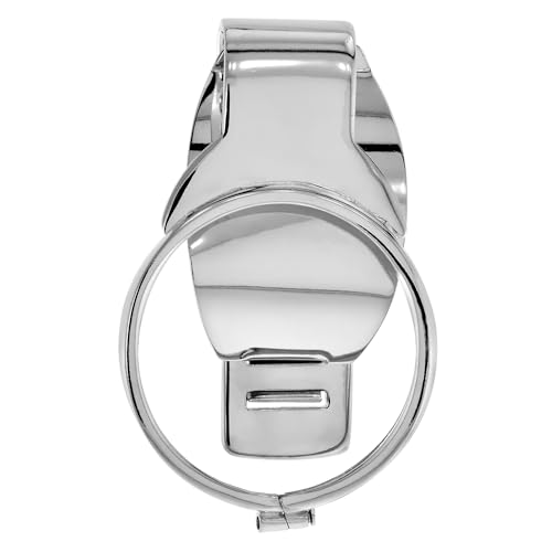 Sterling Silver Half Dollar Money Clip Spring Back with Genuine Coin2