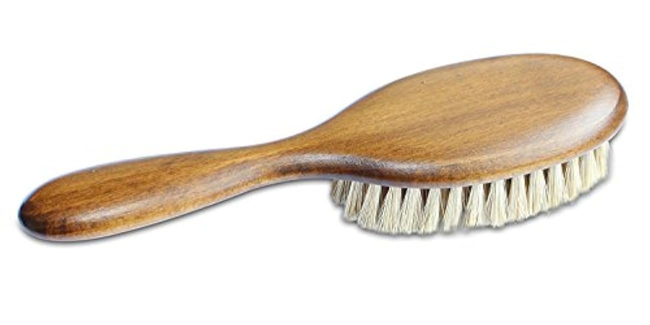 Mars Coat King Bristle Cat Hair Brush Deshedding Tool - Pet Grooming Supplies for Furry, Shaggy, Loose Hair in all Breeds, Wooden Handle for Thick Coats - ? Bristles, 2 Wide Head-23TUUsdr