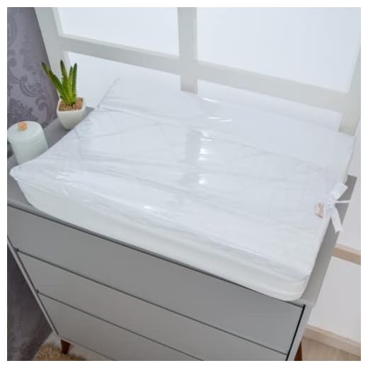 Trocador De Bebê Anatômico Para Cômoda Capa Plástica Americano 55x40cm (Branco)