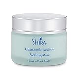 Shira Shir-Organic Pure Chamomile Azulene Soothing Facial Mask For Normal to Dry & Sensitive Skin Types , Leaves you With Hydrated & Nourished Skin (2 oz)