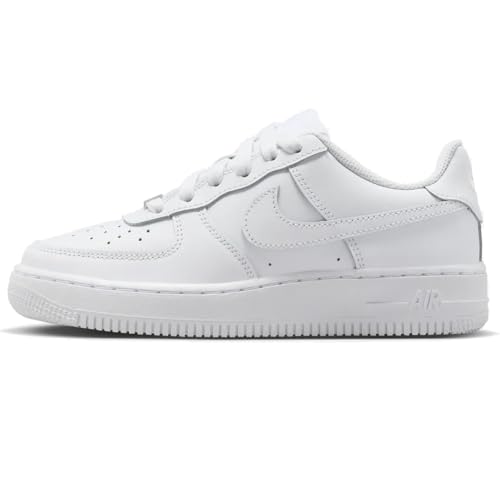 Nike Air Force 1 LE Big Kids' Shoes (FV5951-111, White/White/White/White) Size 2