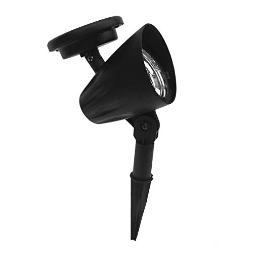 Kit 10 - Luminária Solar Spot Refletor LED Verde com Espeto de Jardim