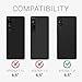 kalibri Aramid Fiber Case Compatible with Sony Xperia 1 VI - Case Super Slim Strong Protective Phone Cover - Black Matte