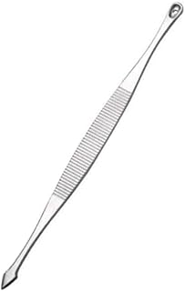 أداة إزالة الرؤوس البيضاء من كوميدون، ملقط رأس منحني لإزالة حب الشباب والبثور