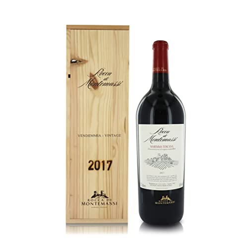 Rocca di Montemassi Italienischer Rotwein Maremma Toscana DOC 2017, Holzkiste, 1,5-Lt-Magnumflasche Cover