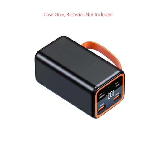 Power Bank para 4 baterías 21700, caja cargador DIY miniatura 2