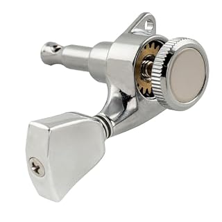 Musiclily Pro 3×3 Ratio 18:1 Guitare Mécaniques Bloquante Locking Tuners Boutons Keystone pour Guitare électrique/Acoustique Style LP, Chrome - Les Beatles, Paul McCartney, John Lennon, RIngo Starr, George Harrison Musiclily Pro 3x3 Ratio 18:1 Guitare Mécaniques Bloquante Locking Tuners Boutons Keystone pour Guitare électrique/Acoustique Style LP, Chrome – Image 7