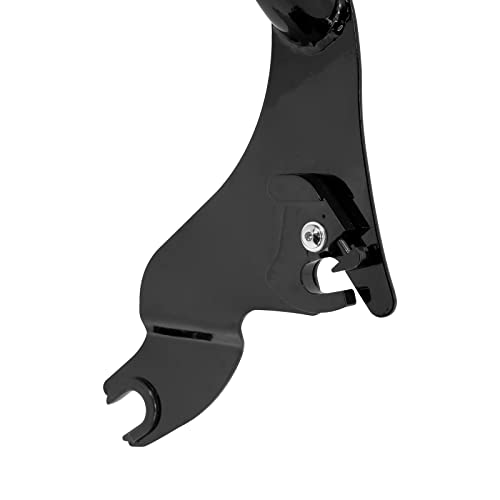 HDBUBALUS Motorrad-Rückenlehne, 61 cm, abnehmbare hintere Beifahrer-Sissy Bar Rückenlehne, passend für Harley Touring Road King Road Glide Street Glide 2009-2021