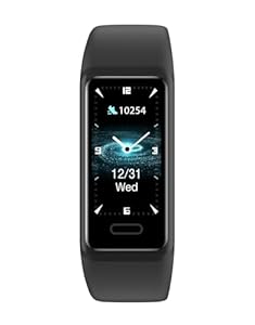 Cloudpoem Fitness Tracker with Heart Rate Monitor Sleep Tracking, IP68 Waterproof Smart Watch, Step Calorie Counter, Call SMS SNS Notification for iOS Android