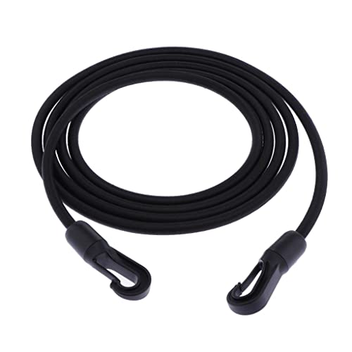Cuerda extensible y cordón elástico con ganchos y clips inoxidables de 2.5m 2