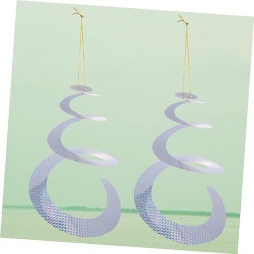 Gogogmee 2 Unidades jardim Varandas dissuasor de pica-pau espantar pássaros Pombo espiral mantenha s