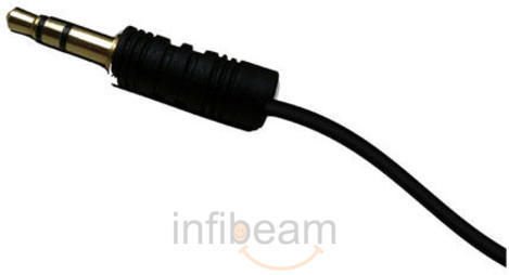 Close-up of a 3.5mm audio jack