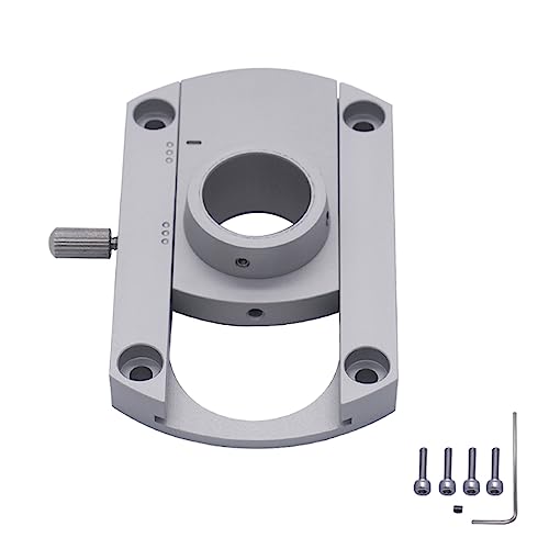 Portable Accessory Aluminum Alloy Conversion Arm Metal HiFi-SME Plate 20mm Hole for Old Record Gramophone Conversion Plate