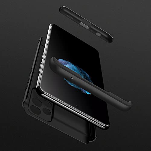 Image of Kapa Double Dip Full 360 Protection Back Case Cover for Samsung Galaxy A73 (5G) (Black)