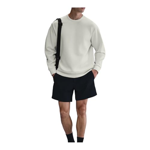 Nike 24.7 ImpossiblySoft Men's Dri-FIT Crew (HQ6964-133, Sail/Light Bone)