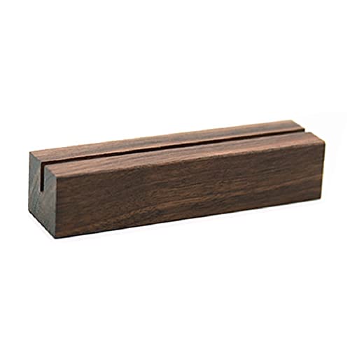 UNIQOOO Rustic Acrylic Sign Holders (10 Pack)