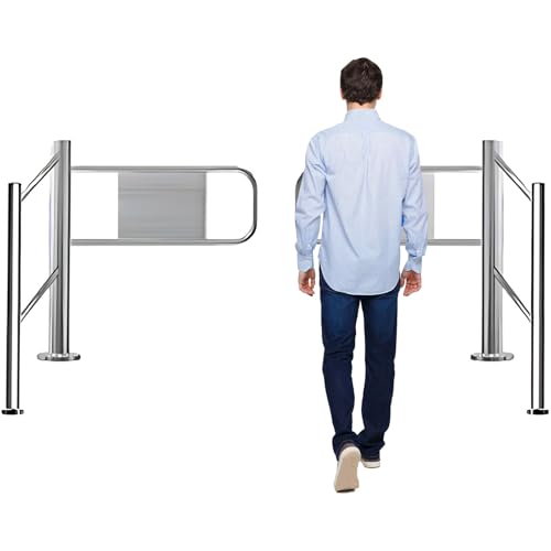 Puerta batiente automática de acero inoxidable para almacén, biblioteca, tienda, entrada, caja fuerte, fácil acceso