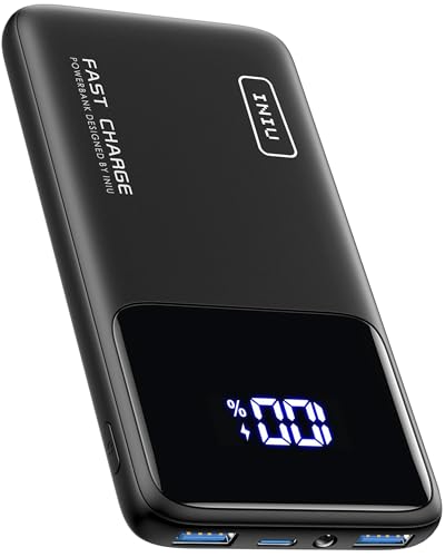INIU Power Bank, 22.5W 10000mAh Bateria Externa Carga Rapida, Bateria Portatil PD3.0 QC4.0 Powerbank USB C Input&Output Compatible con iPhone 16 15 14 13 12 Pro MAX Plus Samsung S22 S21 iPad