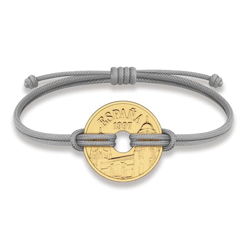 Image of HOBBY OF KINGS Good Luck Coin Bracelet | 18k Gold Plated Wristband | Handmade Jewelry for Collectors and History Lovers