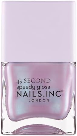 Nails Inc It's Speedy 45 Second Speedy Dry Lana Lilac Shimmer Nail Polish