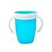 Pandiki 360 Grados Entrenador Taza, Taza Resistente al Agua bebé, Botella de Leche a Prueba de Fugas de los niños, Vaso de plástico con asa