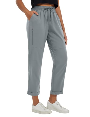 baleaf Women's Hiking Pants Ripstop Water Resistant Lightweight Golf Pants Quick Dry Zip Pockets...