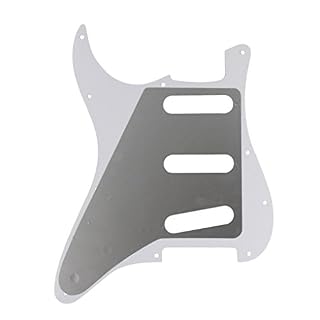 FLEOR SSS Pickguard Backplate 50/52/52 mm Boutons de contrôle 2T1V Pointe pour guitare Stratocaster, Blue Pearl - Les Beatles, Paul McCartney, John Lennon, RIngo Starr, George Harrison FLEOR SSS Pickguard Backplate 50/52/52 mm Boutons de contrôle 2T1V Pointe pour guitare Stratocaster, Blue Pearl – Image 5