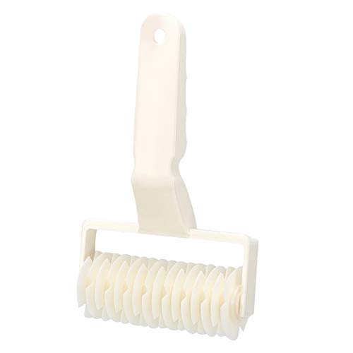 AUNMAS Lattice Roller Cutter, Pastry Cutter Wheel Roller DIY Baking Tool Household Baking Tools Wheels Time-Saver Dough Craft Pie Bread Cookies Lattice Cutter(L)
