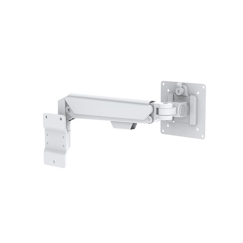 Approx Supporto TV Monitor Parete APPST20WH, per schermi da 10-32 pollici, con molla a gas, altezza regolabile, VESA 75x75/100x100