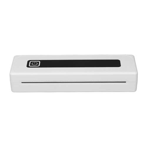 Impresora Portátil Inalámbrica, 5 Tamaños De Soporte & 2 Tipos De Papel BT iOS Impresora Sin Tinta con 2000mah Ahorro De Dinero Y Tiempo Térmica BT para Hogar, Oficinas